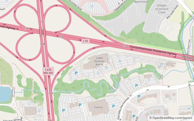 Cable Dahmer Arena location map