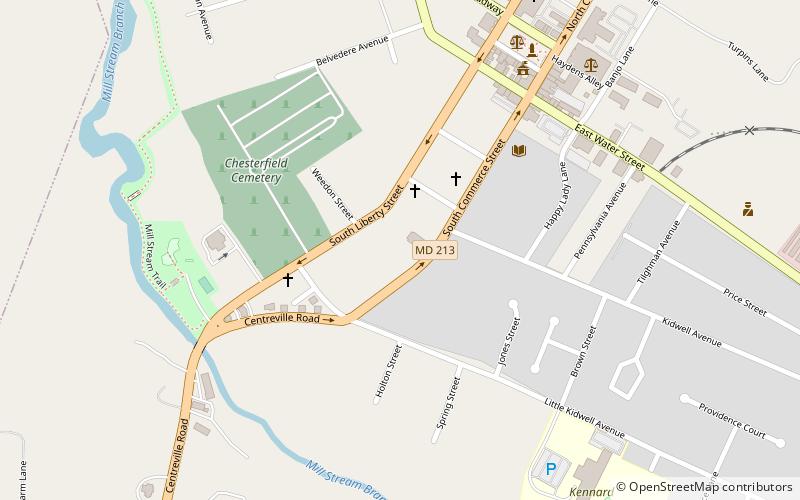 Centreville Armory location map