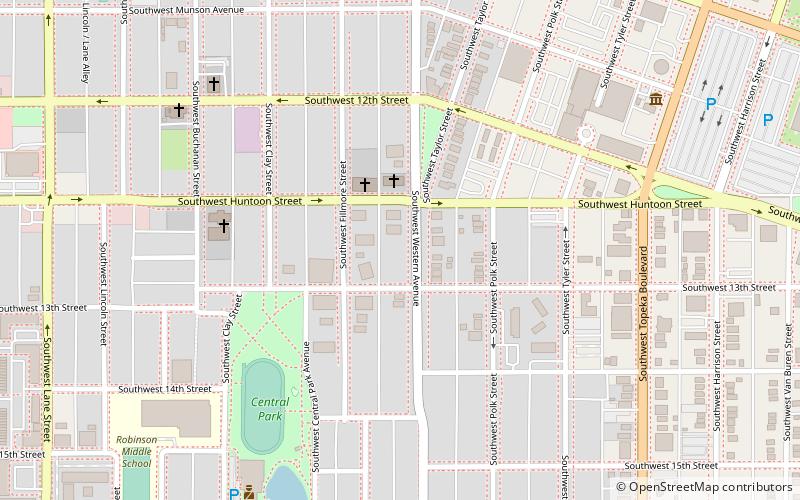 Chester B. Woodward House location map