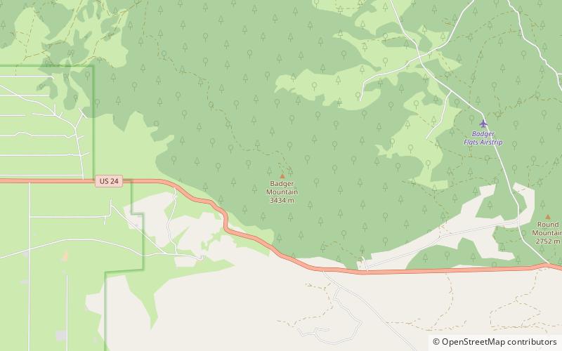 Badger Mountain location map