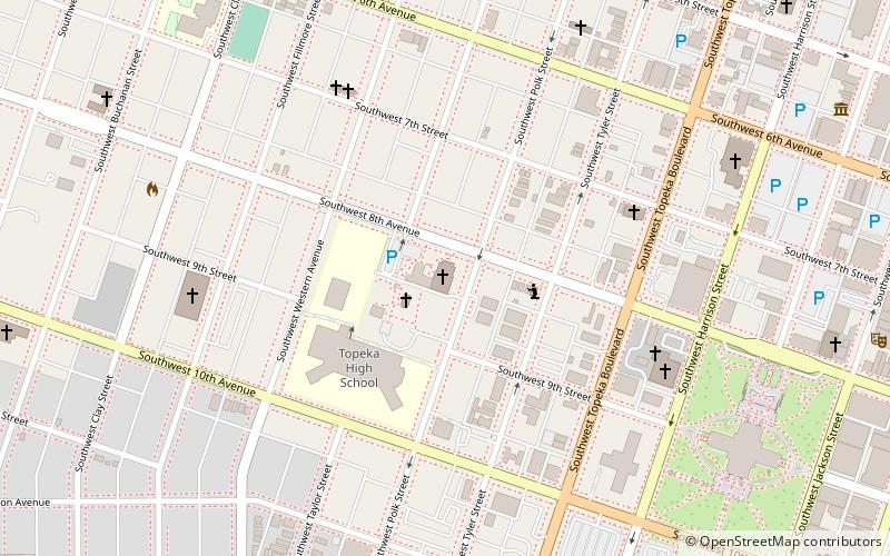 Grace Episcopal Cathedral location map