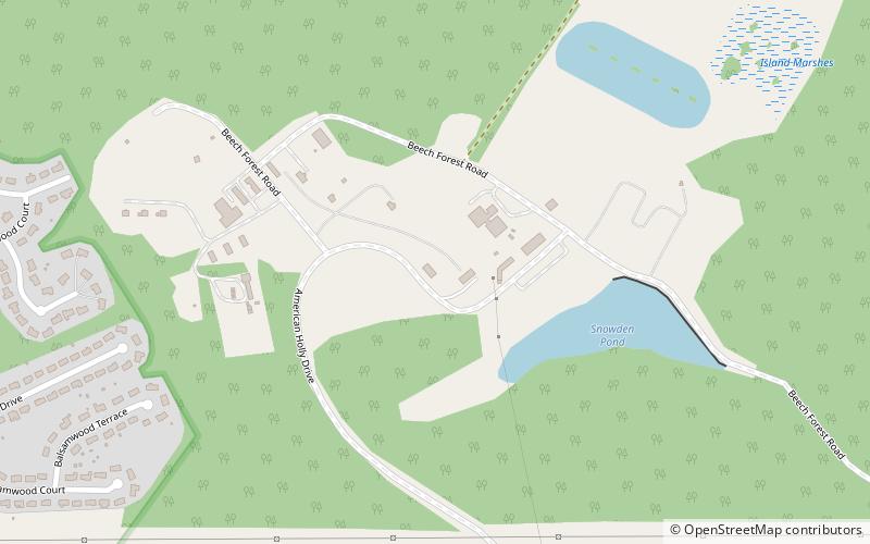 Snowden Hall location map