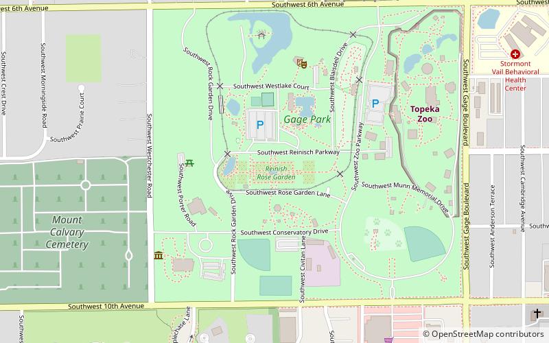 Reinisch Rose Garden and Doran Rock Garden location map