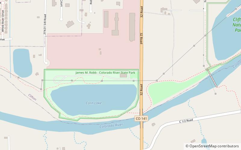 Park Stanowy James M. Robb – Colorado River location map