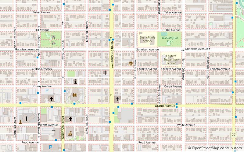 North Seventh Street Historic Residential District location map