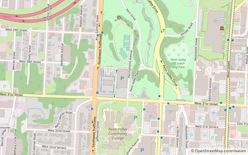 Penn Valley skatepark location map