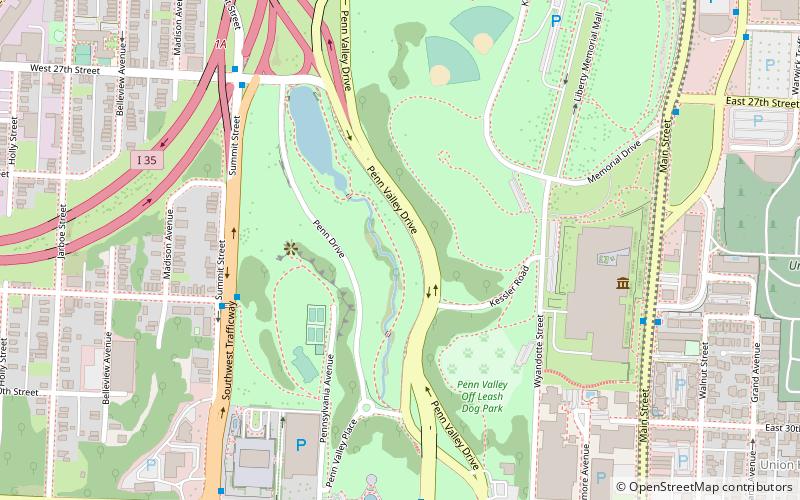 Penn Valley Park location map