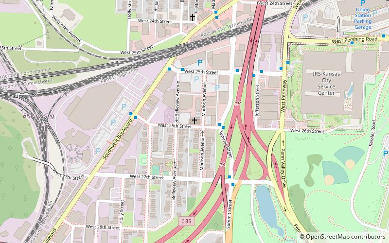 Sacred Heart Church location map