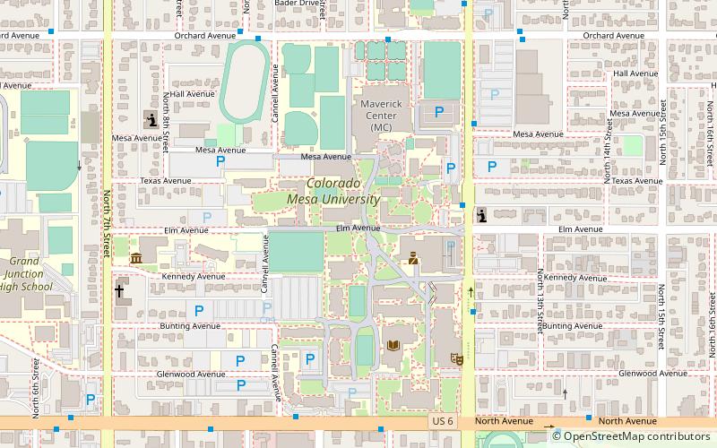 Colorado Mesa University location map