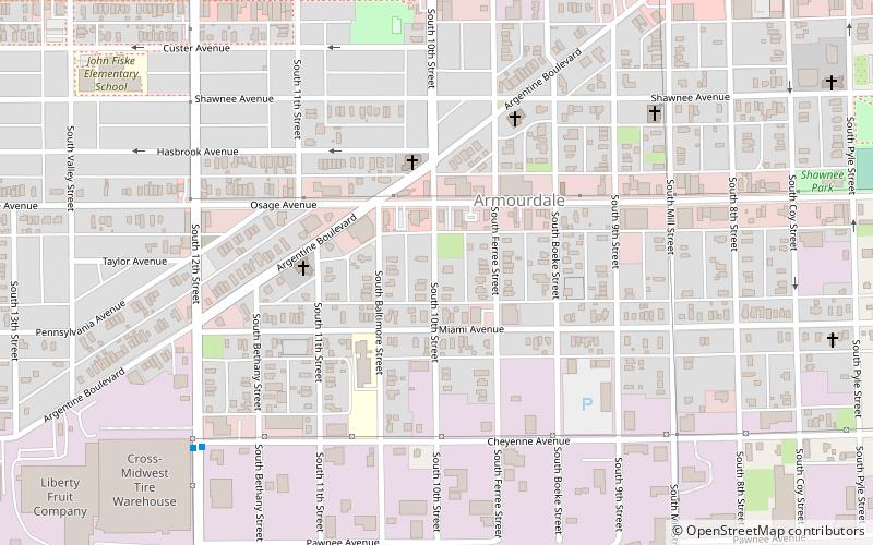 armourdale kansas city location map
