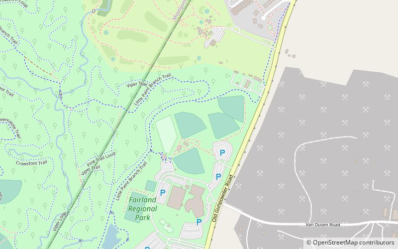 fairland regional park laurel location map
