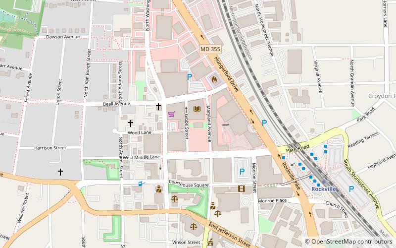 Rockville Town Square Outdoor Ice Skating location map