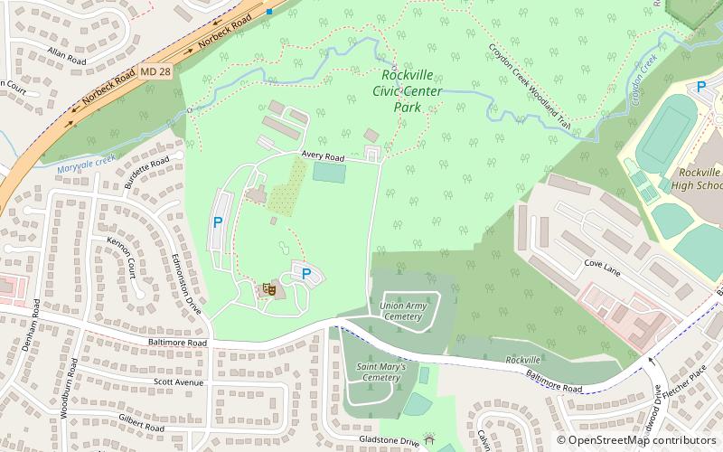 Croydon Creek Nature Center location map