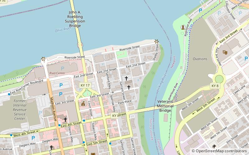 Riverside Drive Historic District location map