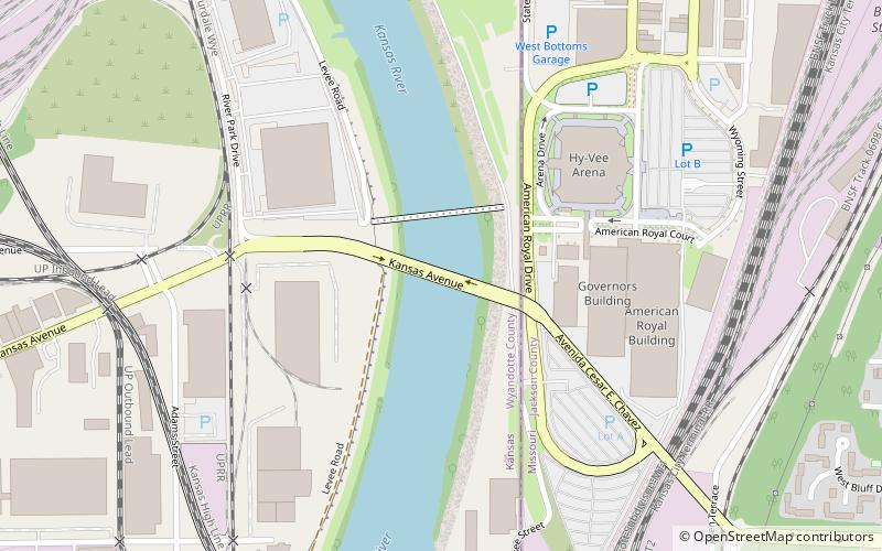 23rd Street viaduct location map