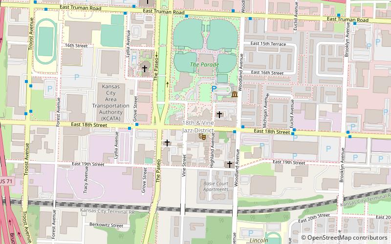 american jazz museum kansas city location map