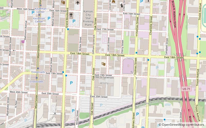 crossroadskc at grinders kansas city location map