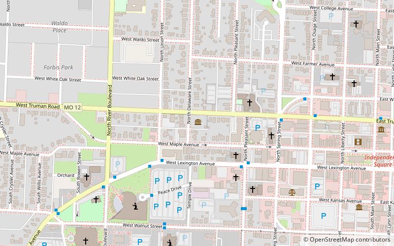 Truman Home location map