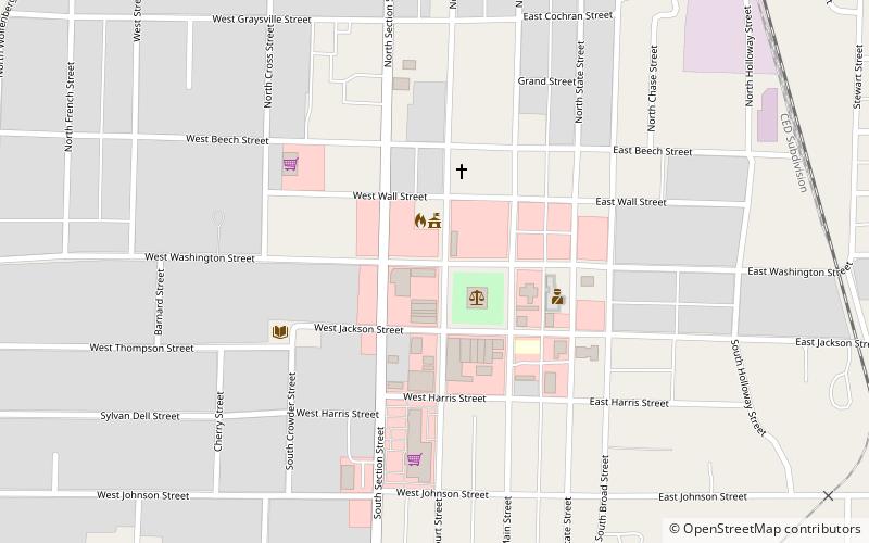 Sherman Building location map