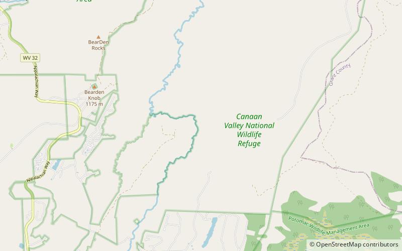 Canaan Valley location map