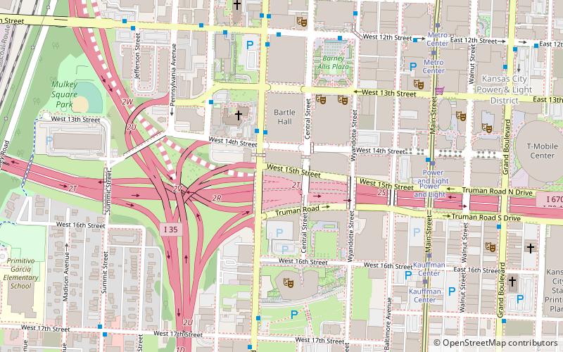 Bartle Hall Pylons location map