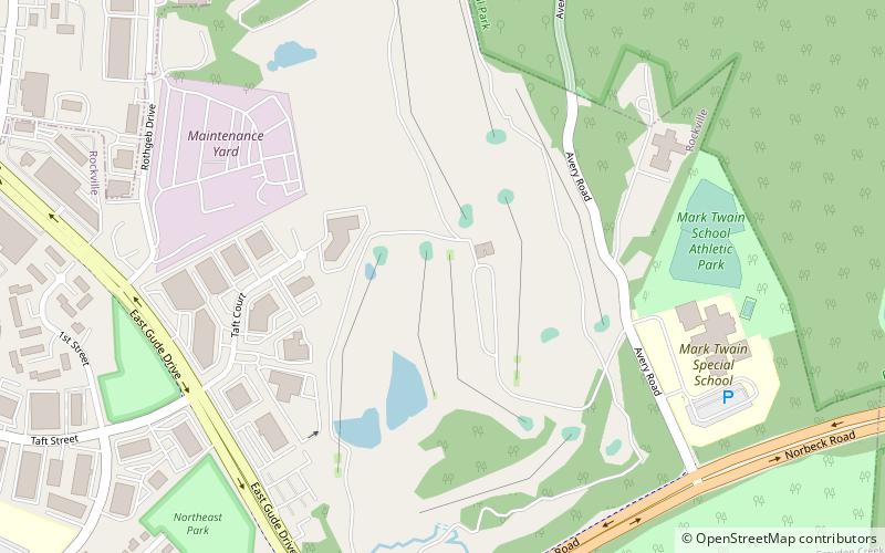 Redgate Golf Course location map