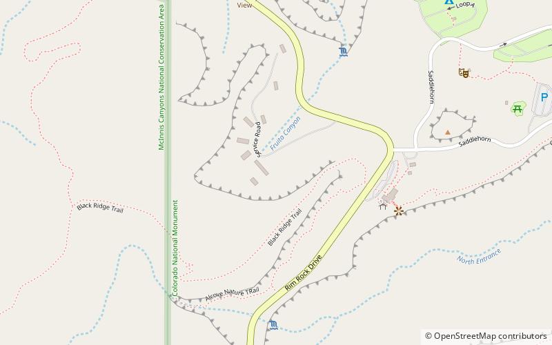 District historique de Saddlehorn Utility Area location map