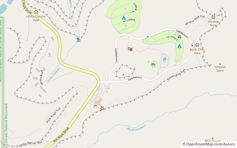 Saddlehorn Caretaker's House and Garage location map