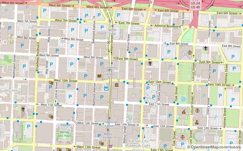 Commerce Trust Building location map