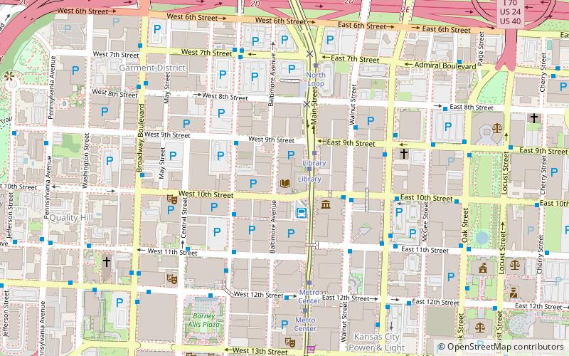 Library District location map