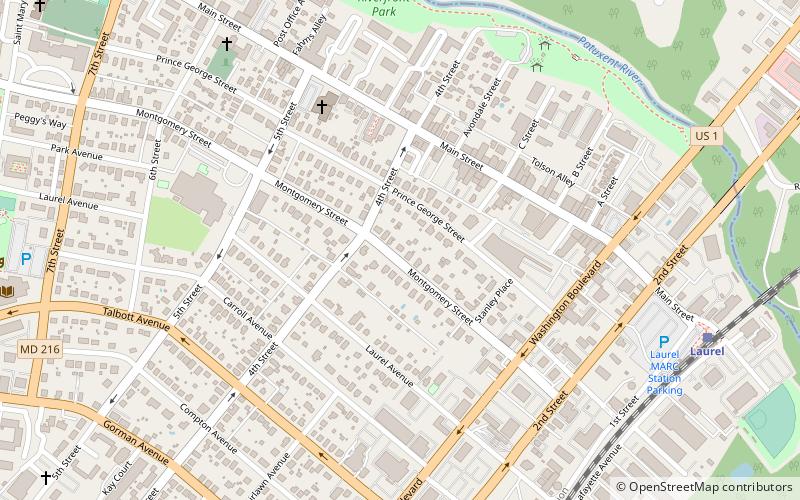 eisenhower house laurel location map