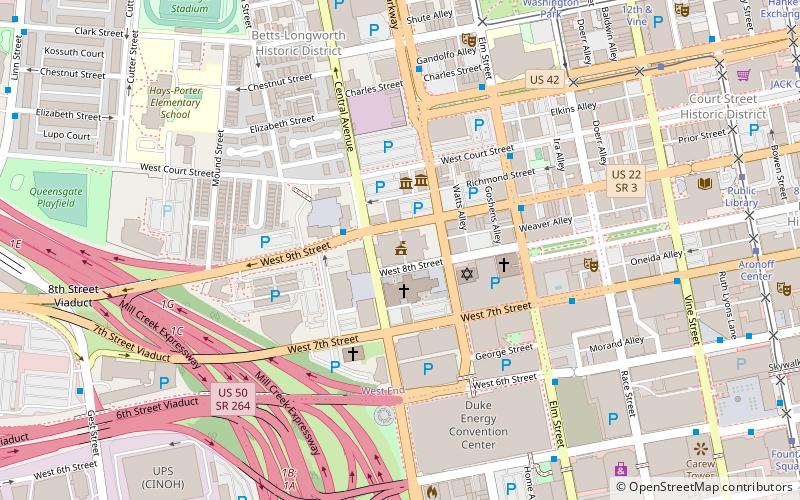 Cincinnati City Hall location map