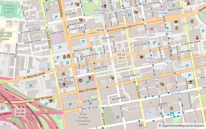 Ninth Street Historic District location map