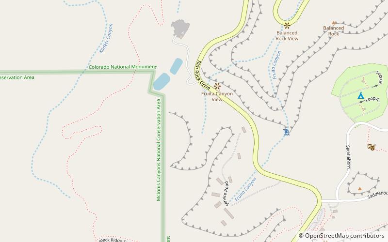 Saddlehorn Comfort Station location map