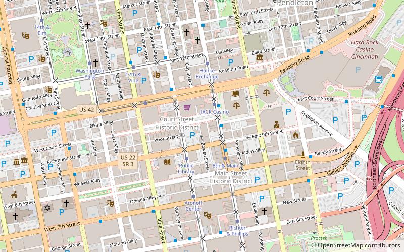 Courtland Flats location map