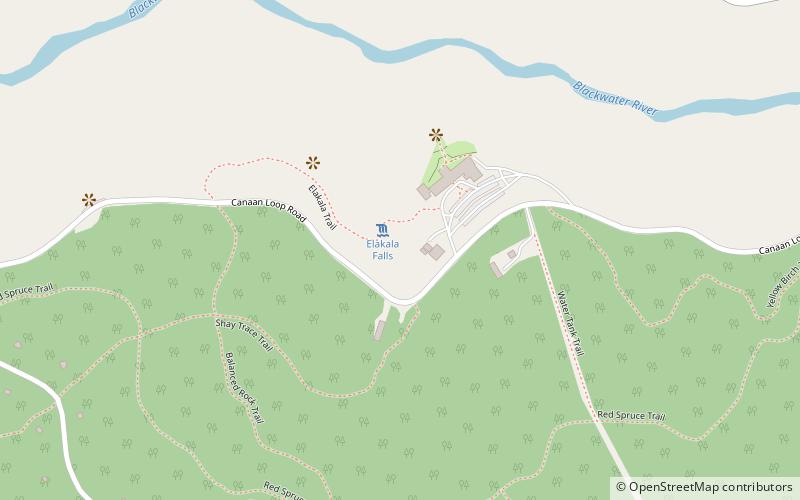 Chutes Elakala location map