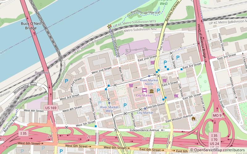 River Market location map