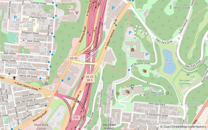 Elsinore Arch location map