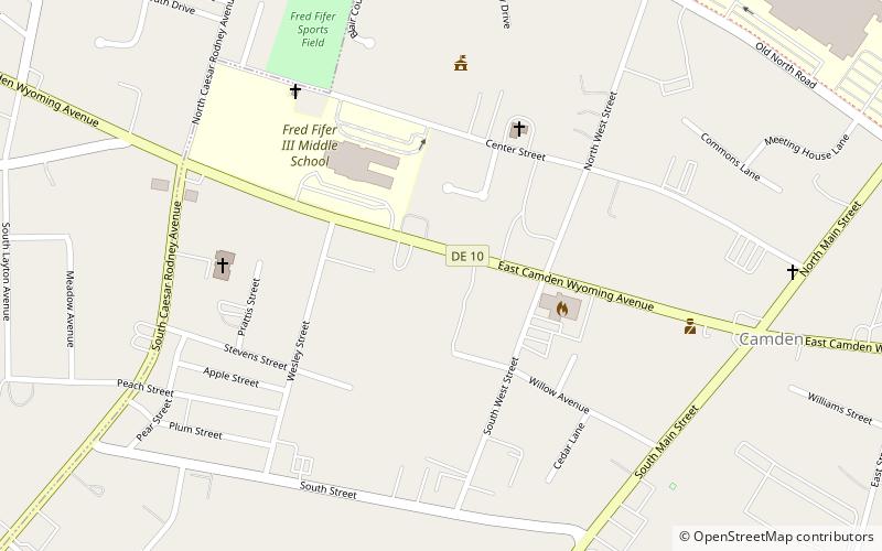 Camden Friends Meetinghouse location map