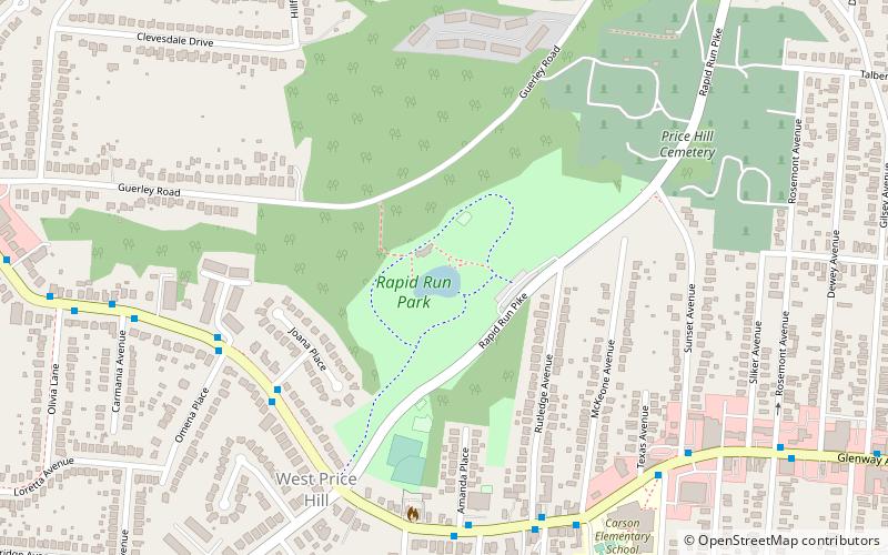 rapid run park cincinnati location map