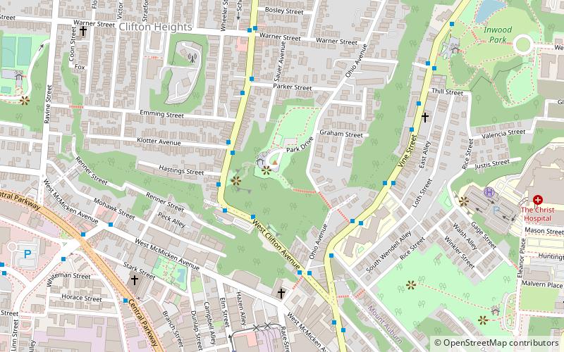 Bellevue Hill Park location map