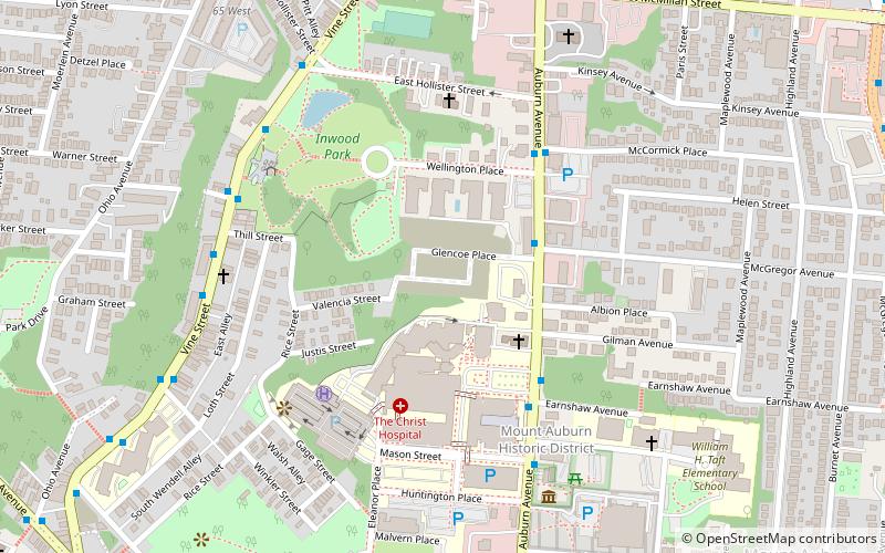 Glencoe–Auburn Hotel and Glencoe–Auburn Place Row Houses location map