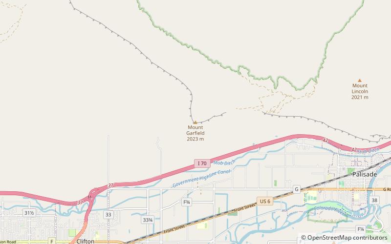 Mount Garfield location map