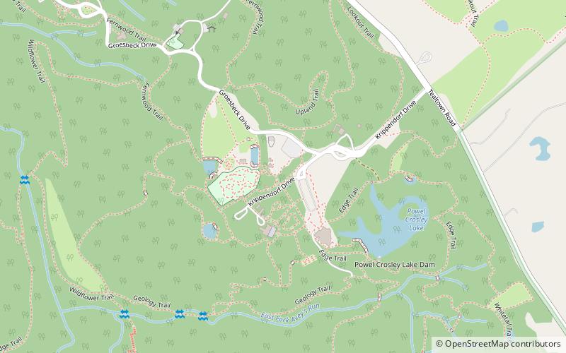 Cincinnati Nature Center location map