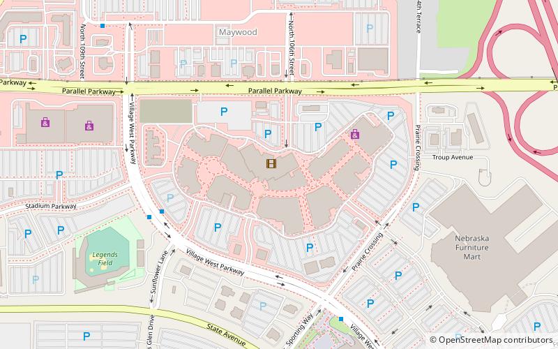 Legends Outlets Kansas City location map