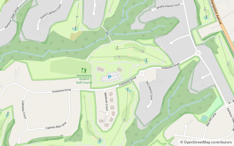 Hampshire Greens Golf Course location map