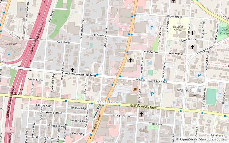 Walnut Hills United Presbyterian Church location map