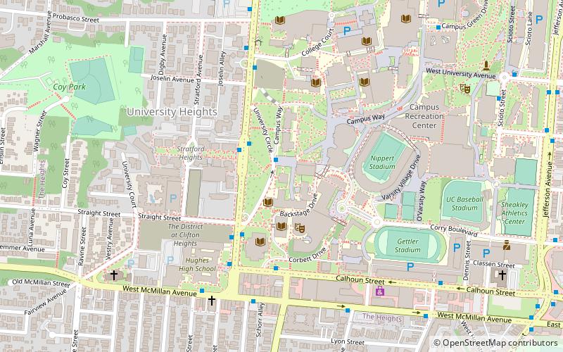 Van Wormer Library location map