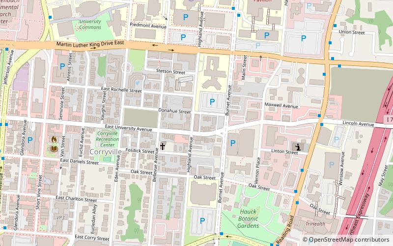 Mecklenburg Gardens location map