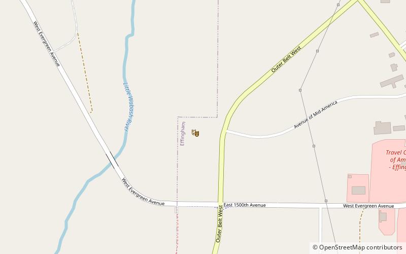 Effingham Performance Center location map